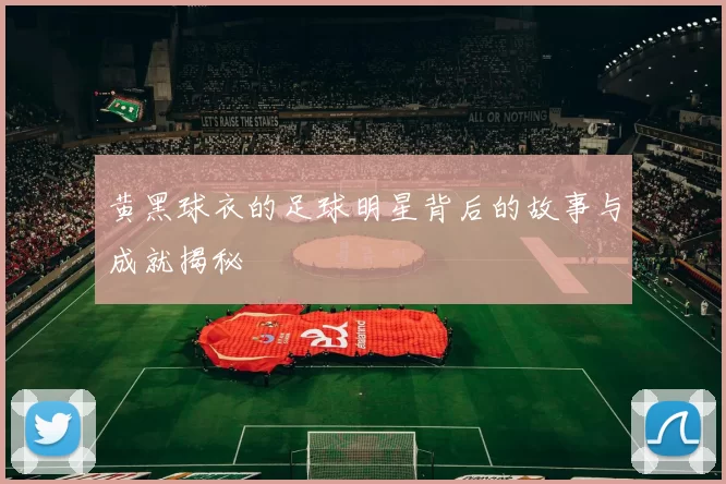 黄黑球衣的足球明星背后的故事与成就揭秘